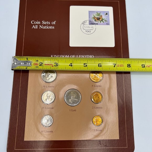 Franklin Mint Coin Sets of All Nations Collectible Kingdom of Lesotho VTG - Picture 10 of 13